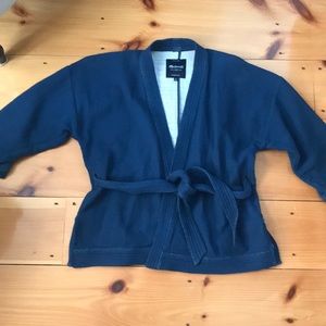 Madewell Blue Kimono-style Jacket